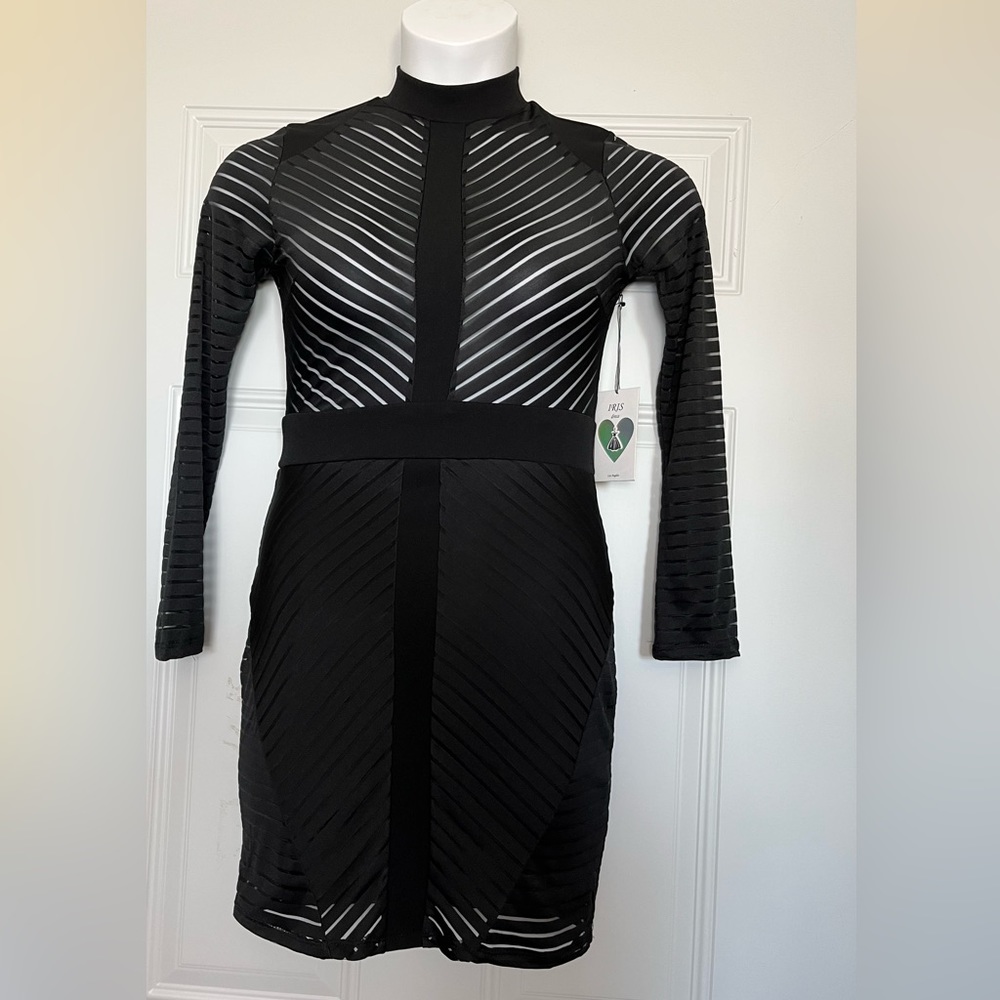 Black See Through Dress